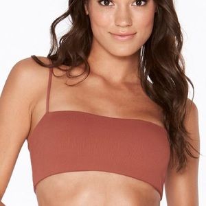 L space swim top riding high in Sahara Nwt xs